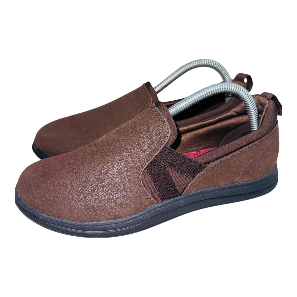 Clarks Cloudsteppers Breeze Bali Women's Size 8 Shoes Brown Slip On Sneakers